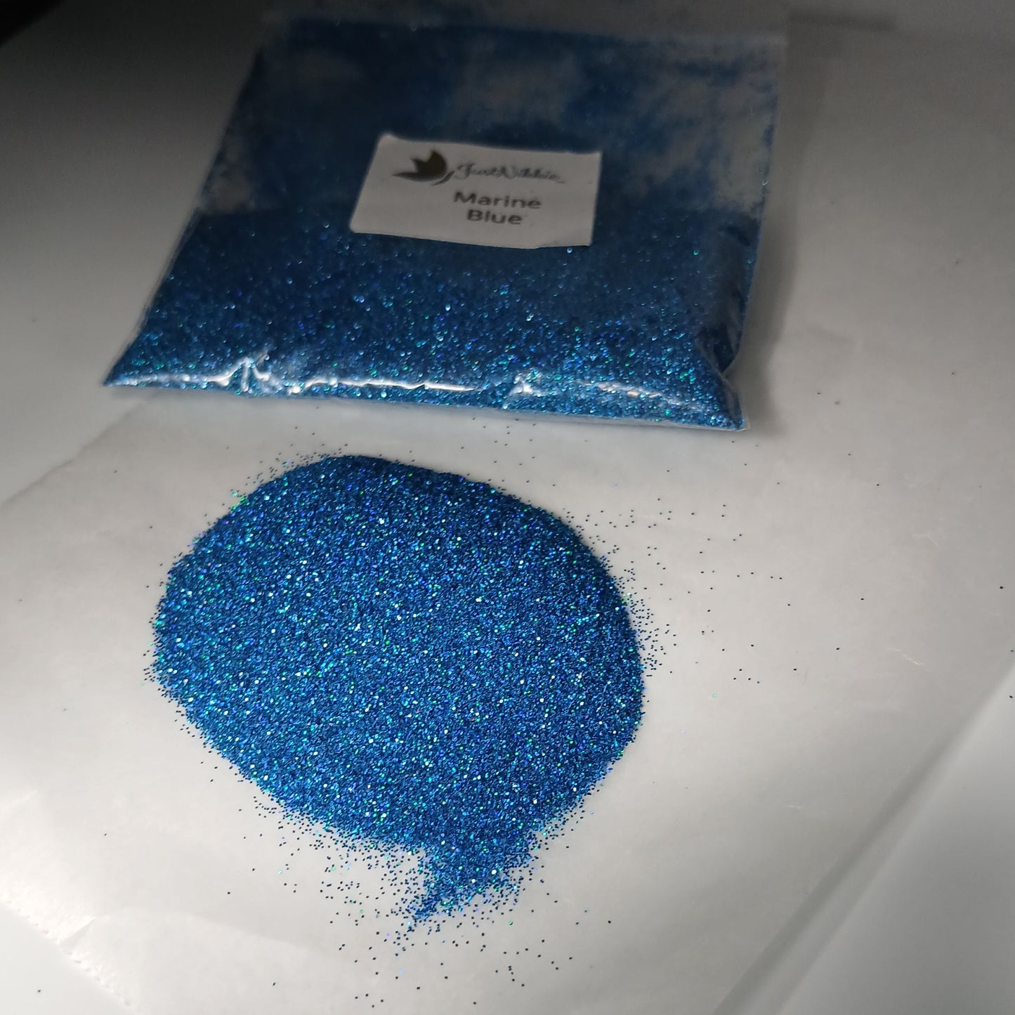 Marine Blue Holographic Glitter – Extra Fine Blue Glitter