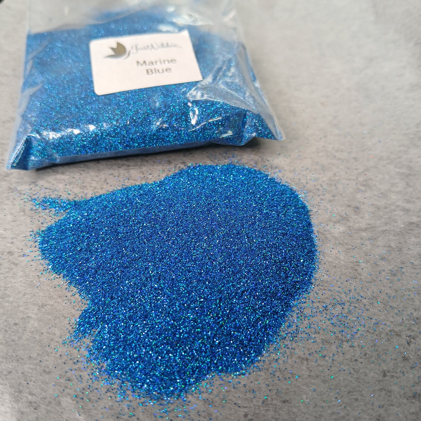 Marine Blue Holographic Glitter – Extra Fine Blue Glitter