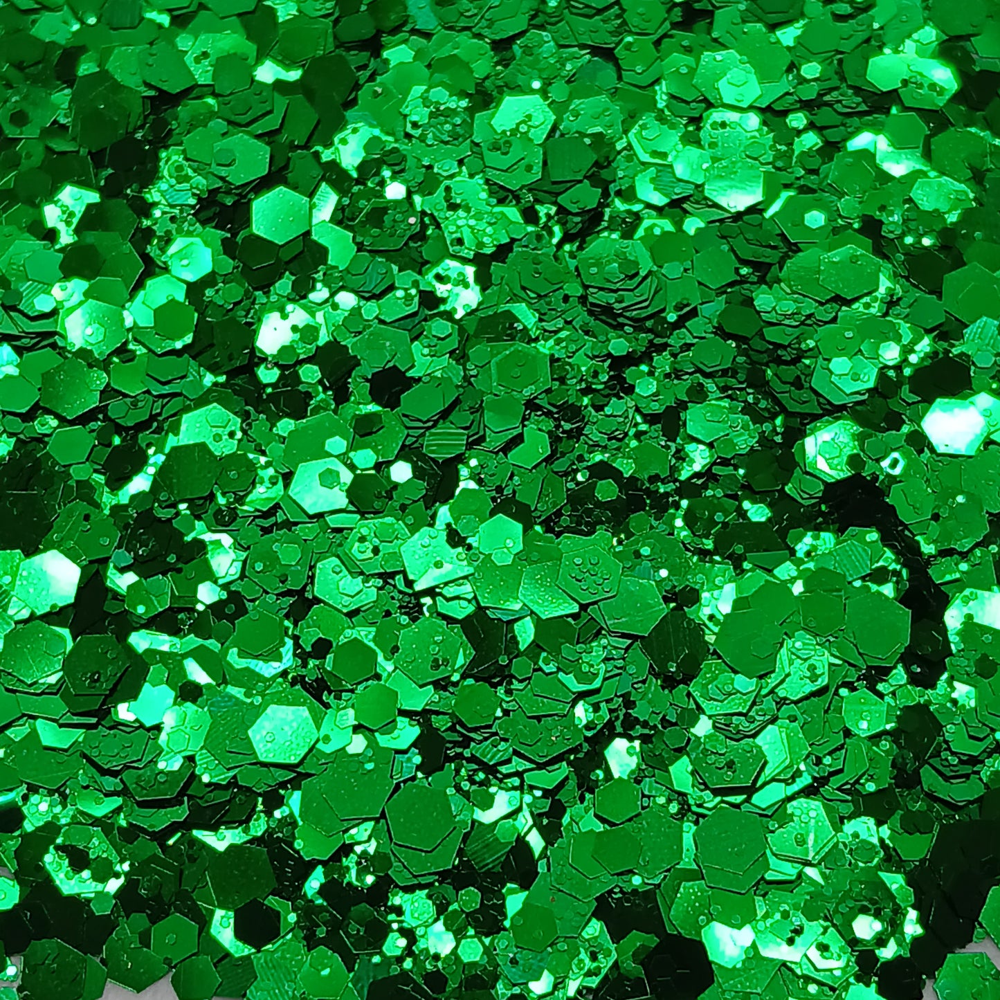 Mistletoe Green Metallic Chunky Glitter