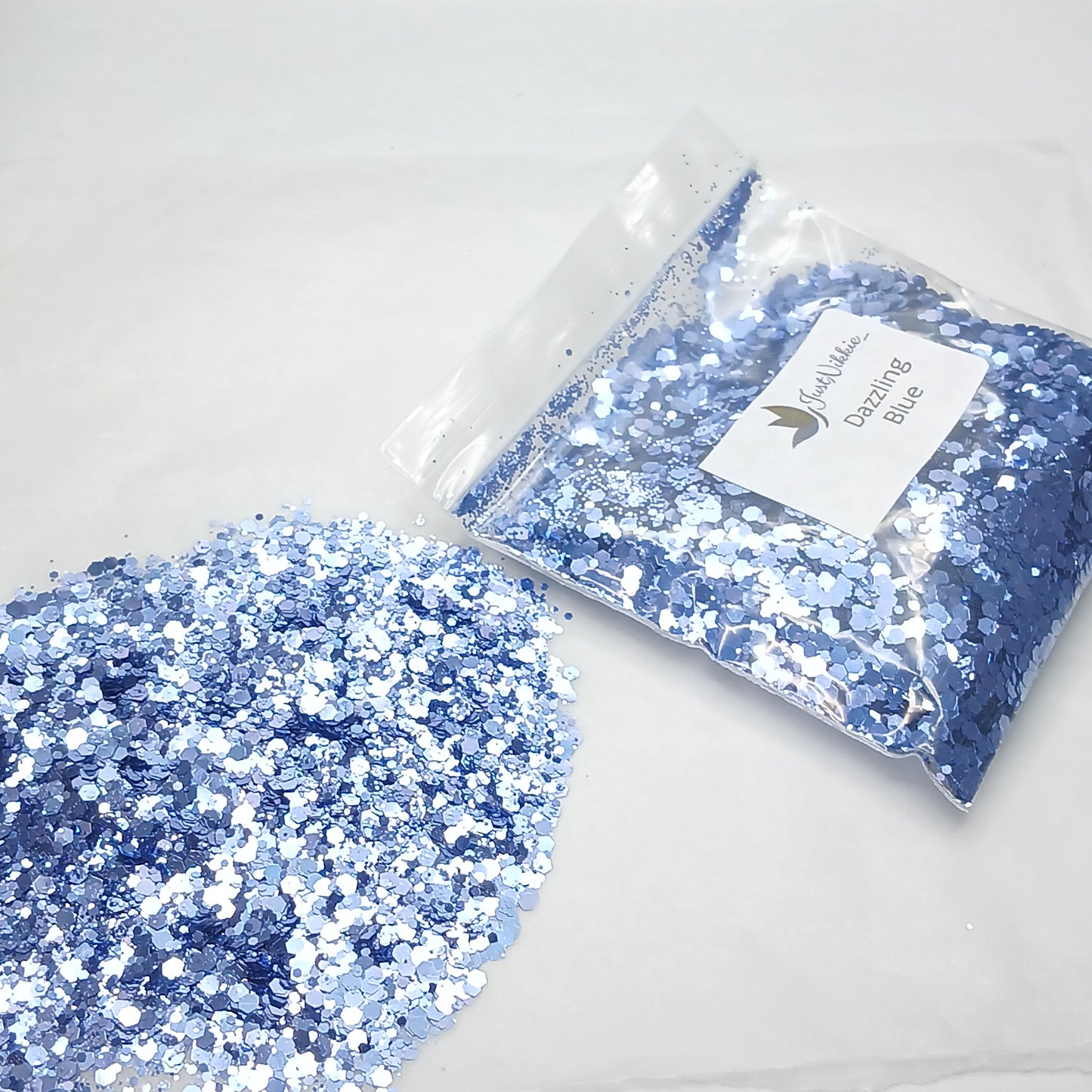 Dazzling Blue Metallic Glitter – Chunky Blend Blue Glitter