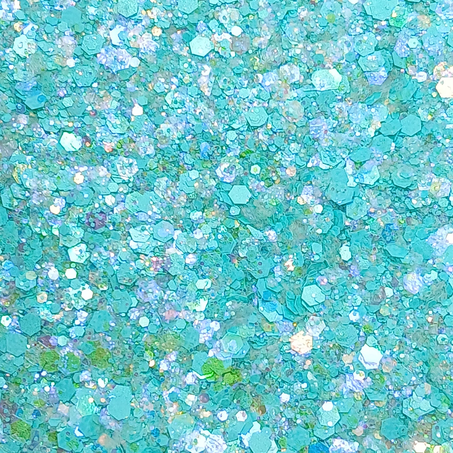 Bermuda Bay Chunky Iridescent Glitter – Tropical Blue-Green Glitter Mix