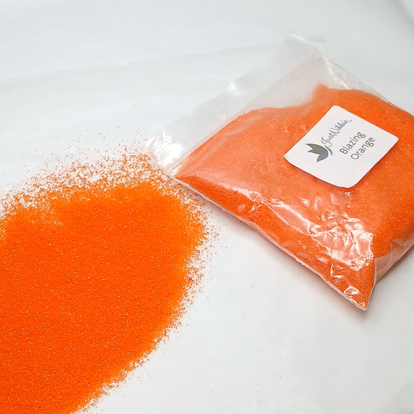 Blazing Orange Extra Fine Glitter – Vibrant and Fiery Glitter