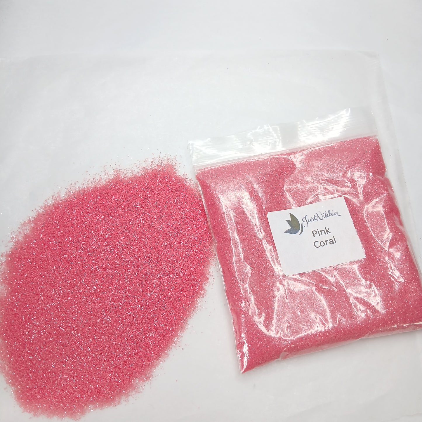 Pink Coral Iridescent Glitter – Pink Extra Fine Glitter