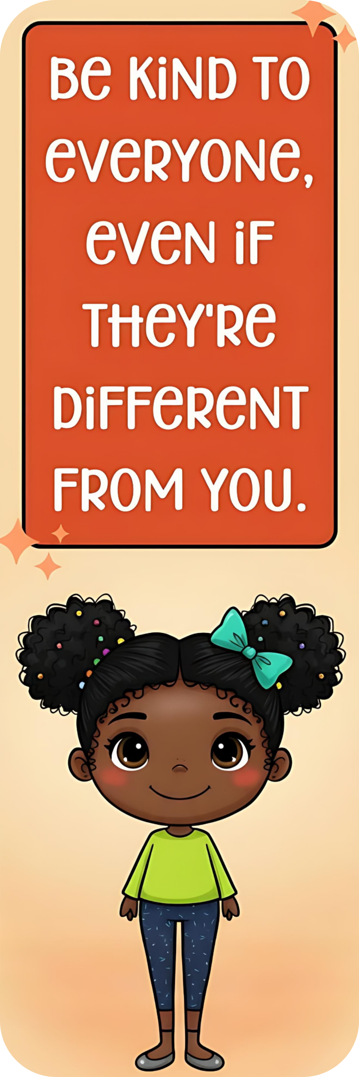 Inspirational Character Bookmarks for Kids – Uplifting Designs