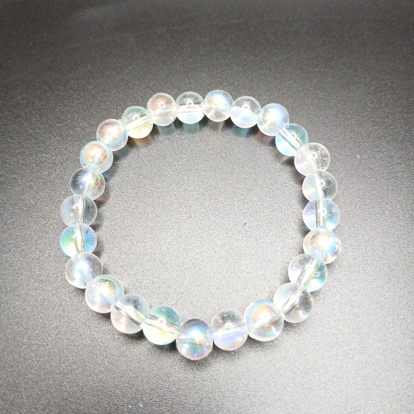 Aurora Borealis Glass Bead Mix Bracelet Collection – 8mm