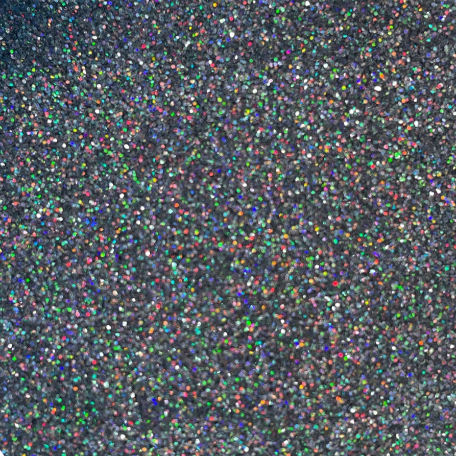 Midnight Stardust Black Holographic Glitter