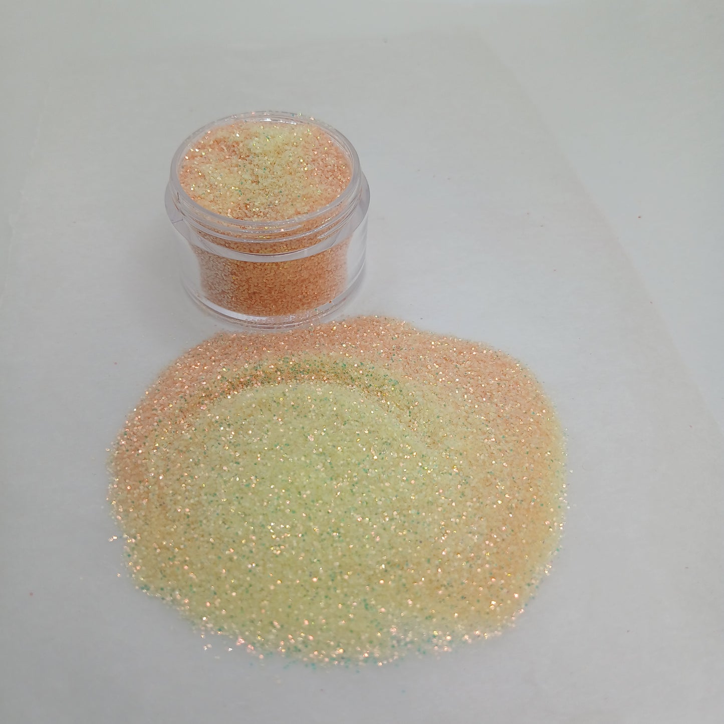 Mimosa Mood Temperature Color-Changing Glitter – Peach to Yellow Sparkle