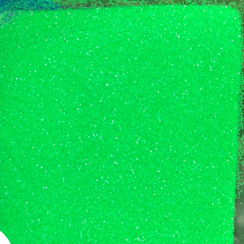 Neon Green Glitter - Extra Fine Iridescent Green Gliiter
