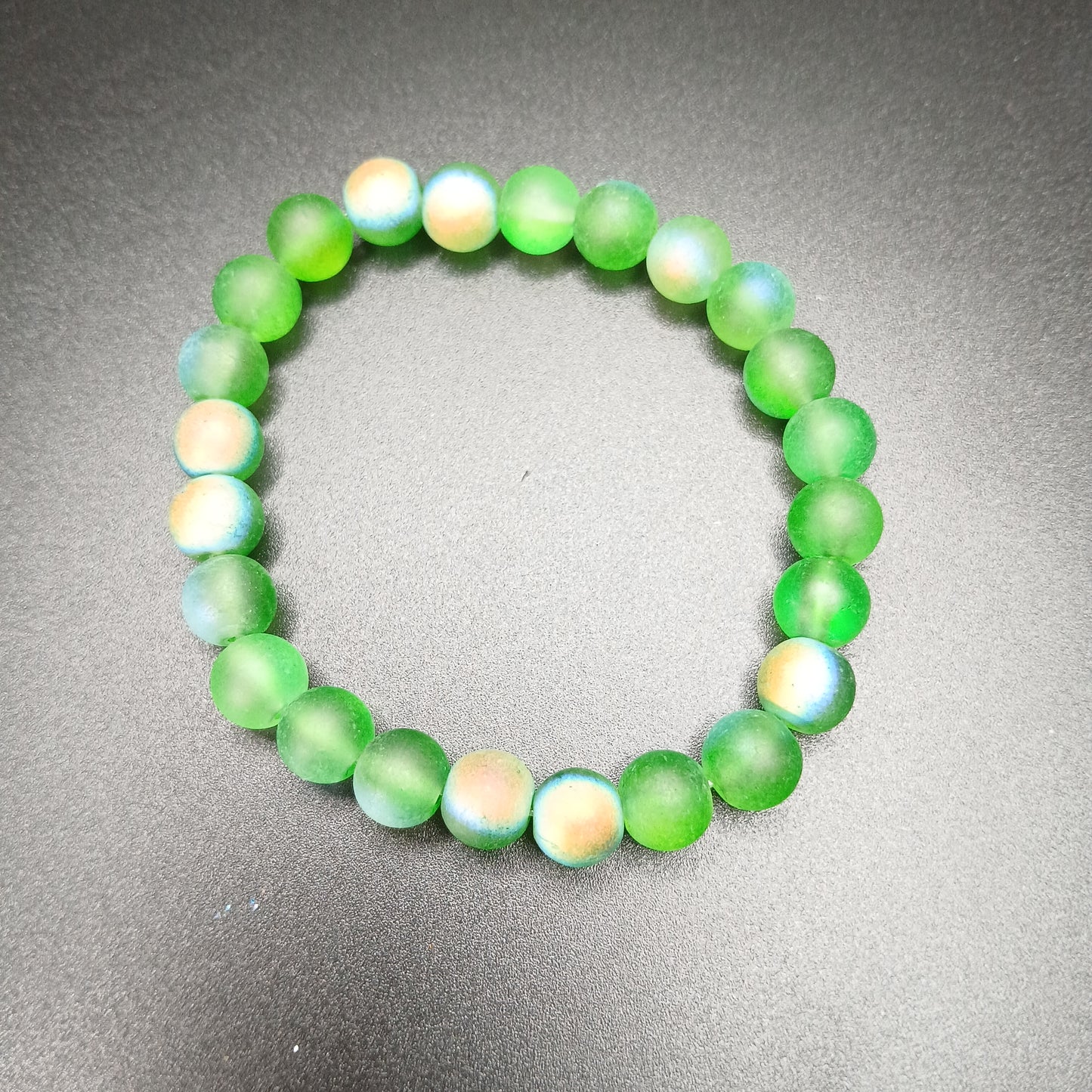 Aurora Borealis Glass Bead Mix Bracelet Collection – 8mm