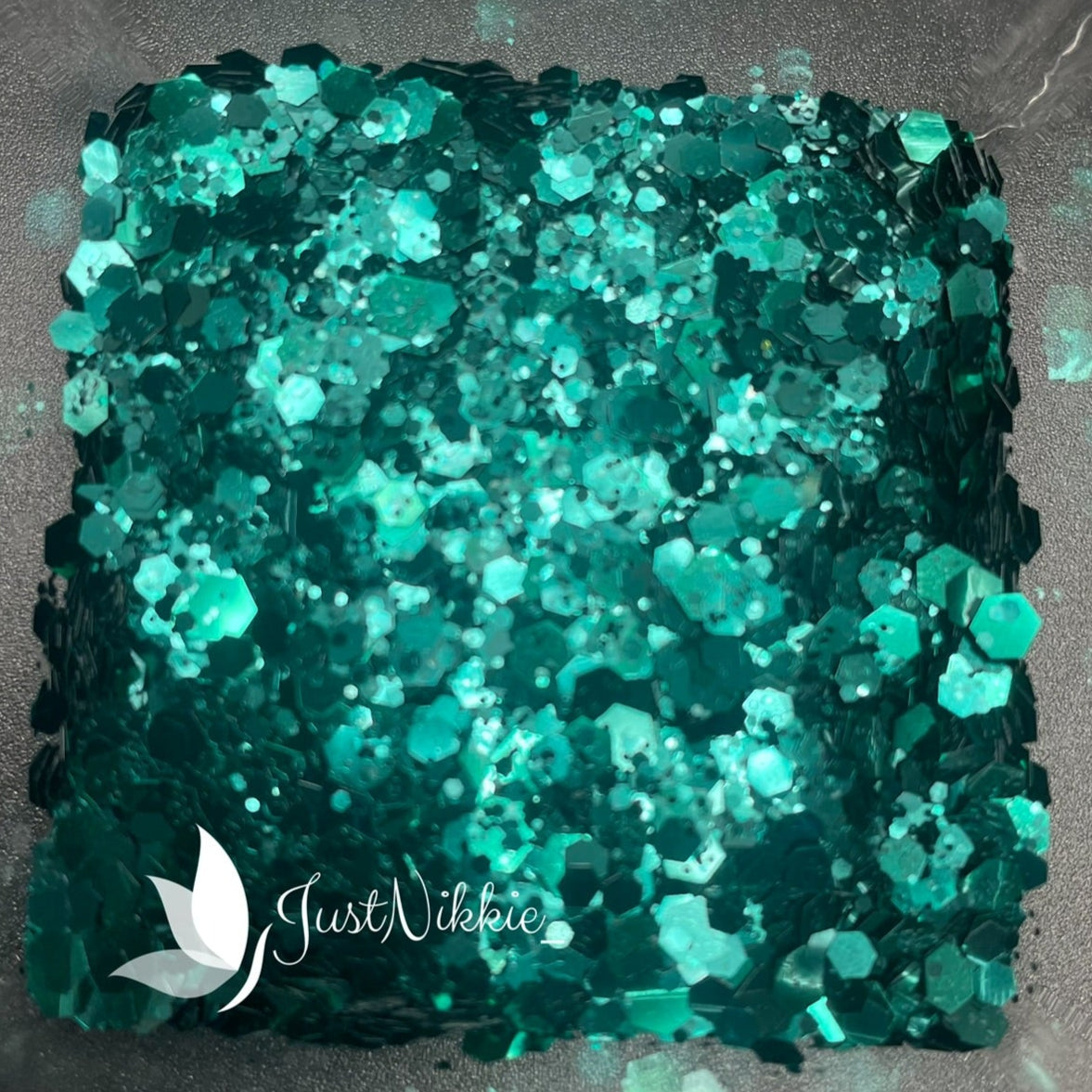 Forest Pine Dark Green Metallic Chunky Glitter – Nature-Inspired Glitter