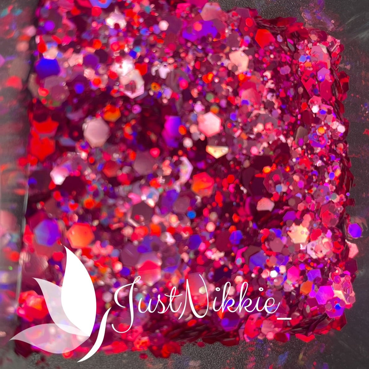 Holo Barbie Vibrant Pink Glitter with Subtle Pink Shift – Eco-Friendly Sparkle
