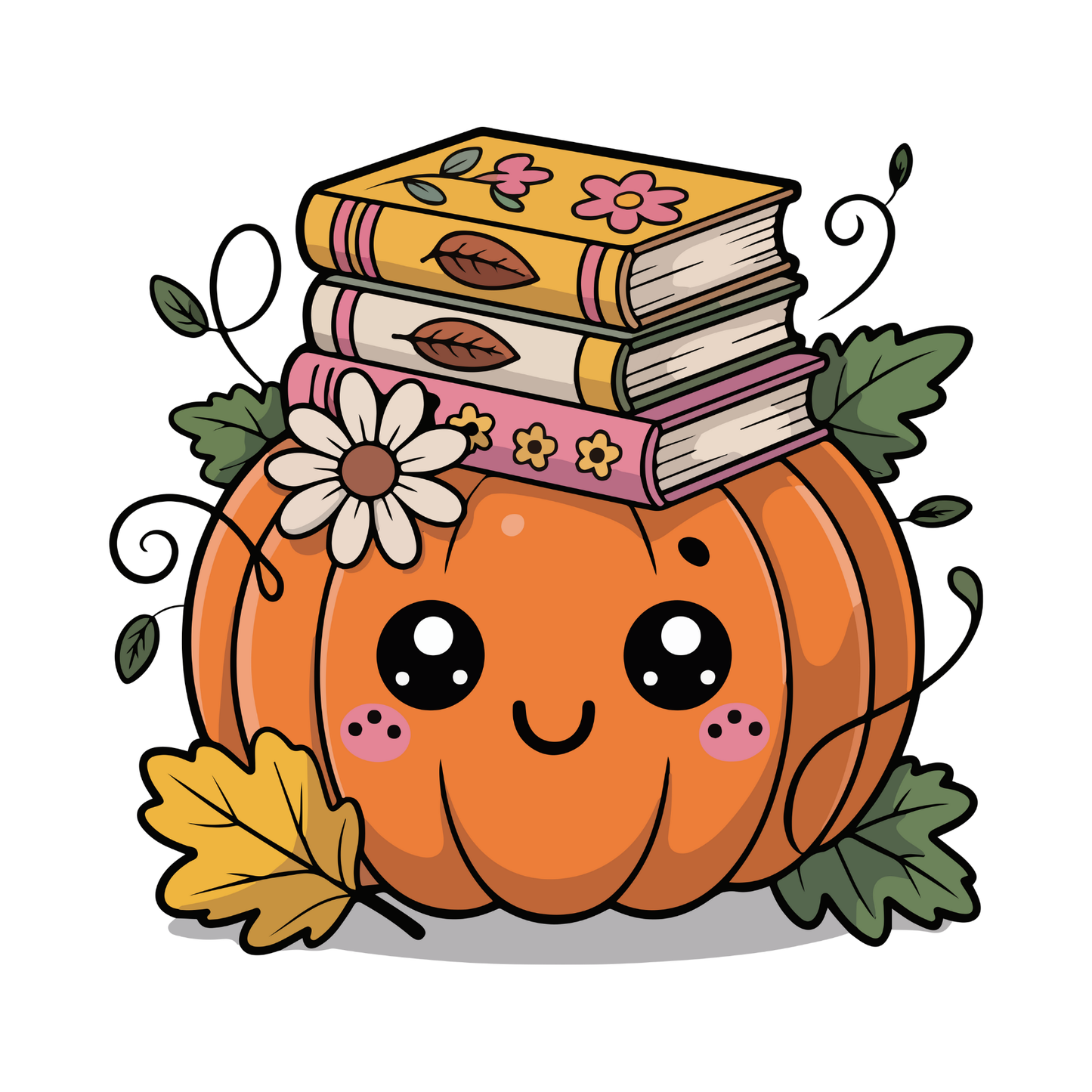 Fall Vibes 3-Inch Waterproof Stickers – Cute Autumn Sticker Collection