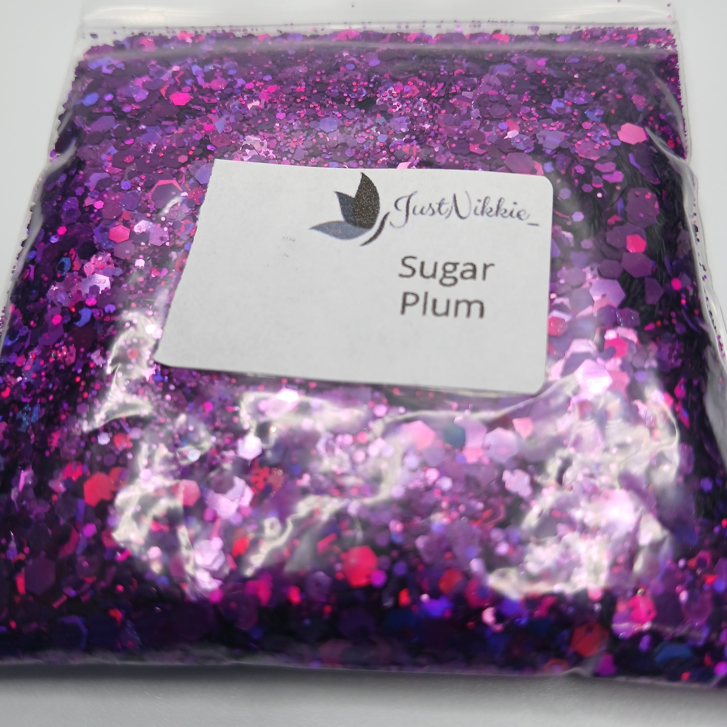 Sugar Plum Dark Pink-Purple Holographic Chunky Glitter