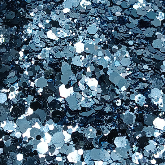 Electric Blue Metallic Glitter – Bold and Vibrant Blue Glitter