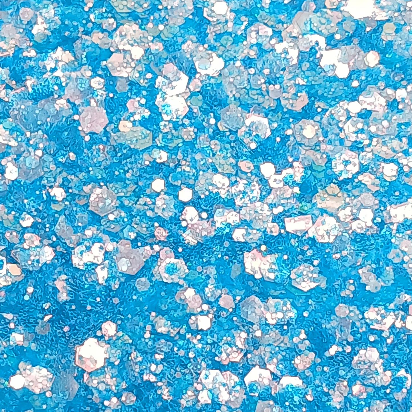 Blue Ice Iridescent Glitter – Chunky Blue Frozen Glitter Mix