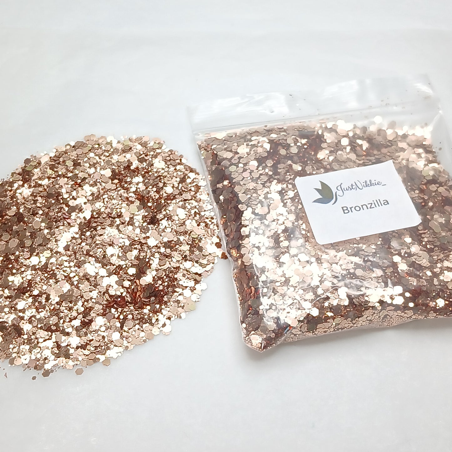 Bronzilla Metallic Glitter – Striking Bronze Chunky Glitter Mix