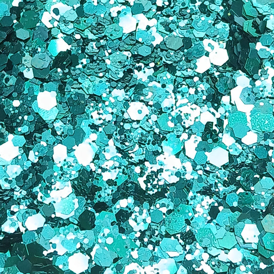 Forest Pine Dark Green Metallic Chunky Glitter – Nature-Inspired Glitter