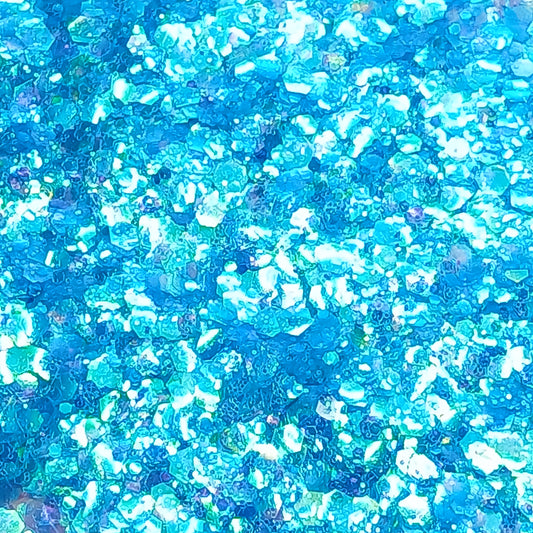 Mermaid Tails Iridescent Blue Chunky Glitter – Ocean-Inspired Eco-Friendly Sparkle