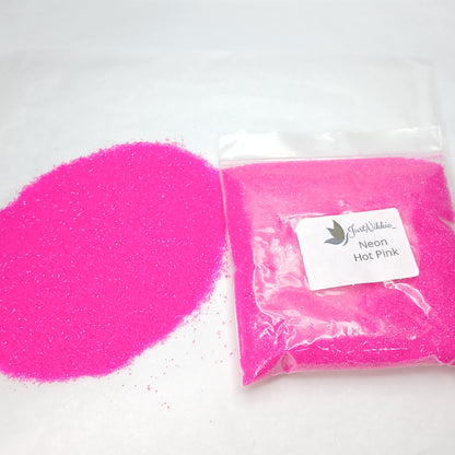 Neon Hot Pink Iridescent Glitter – Bold and Vibrant Extra Fine Pink Glitter