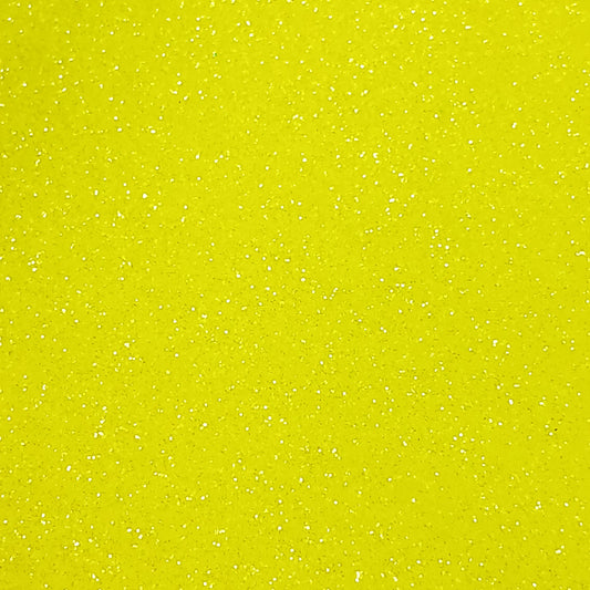 Neon Yellow Glitter – Extra Fine Yellow Iridescent Glitter