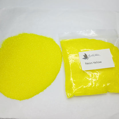 Neon Yellow Glitter – Extra Fine Yellow Iridescent Glitter