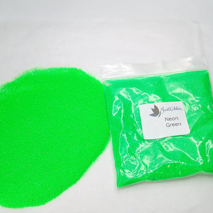 Neon Green Glitter - Extra Fine Iridescent Green Gliiter
