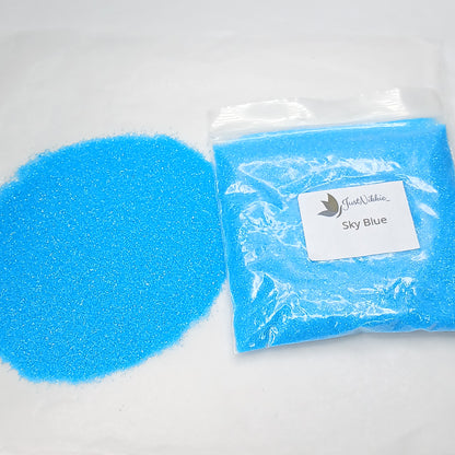 Sky Blue Glitter – Iridescent Extra Fine Light Blue Glitter