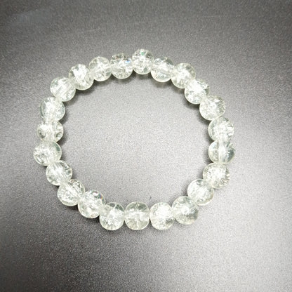 Vibrant Crackle Glass Bracelet Collection – A Kaleidoscope of Elegant Colors