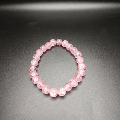 Vibrant Crackle Glass Bracelet Collection – A Kaleidoscope of Elegant Colors