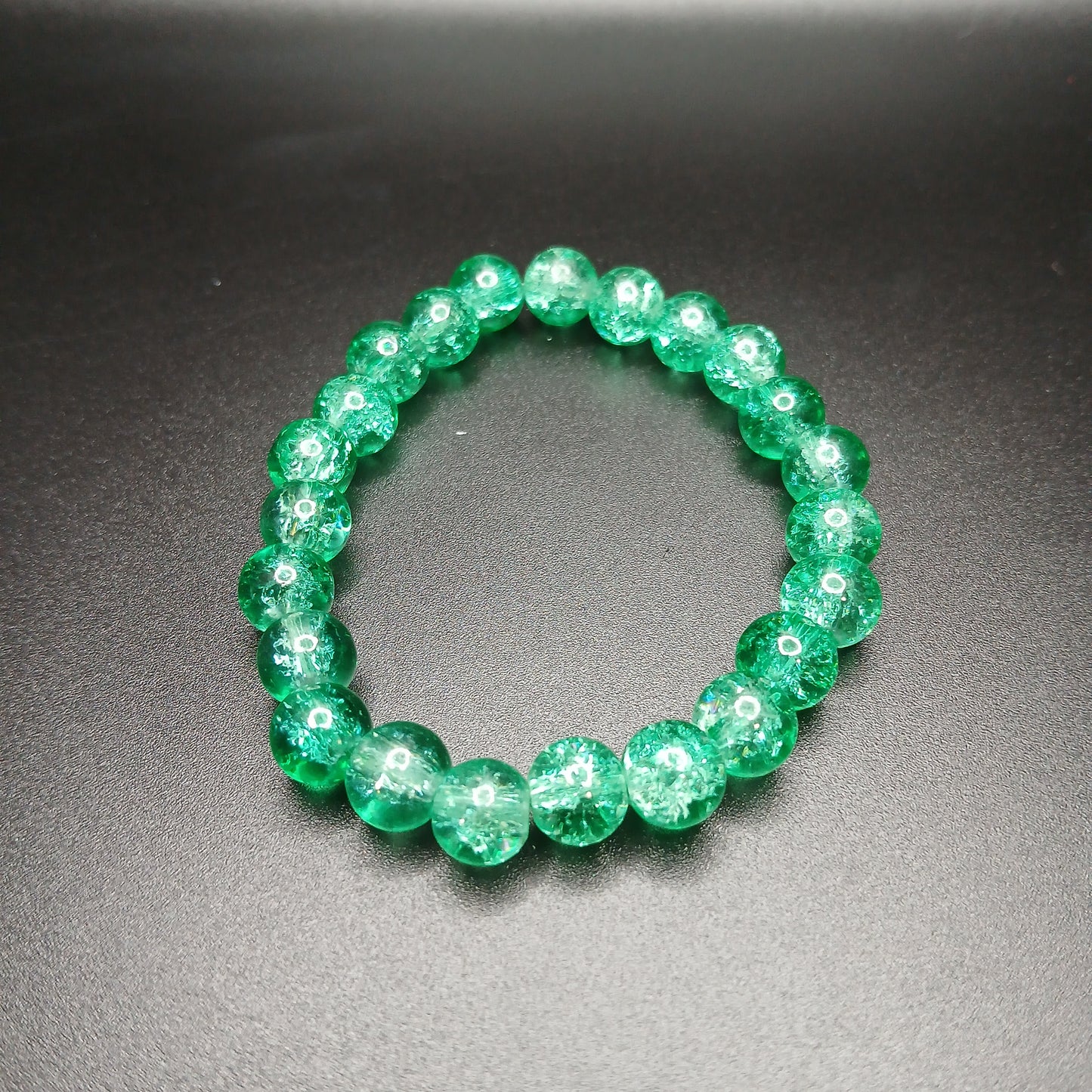 Vibrant Crackle Glass Bracelet Collection – A Kaleidoscope of Elegant Colors