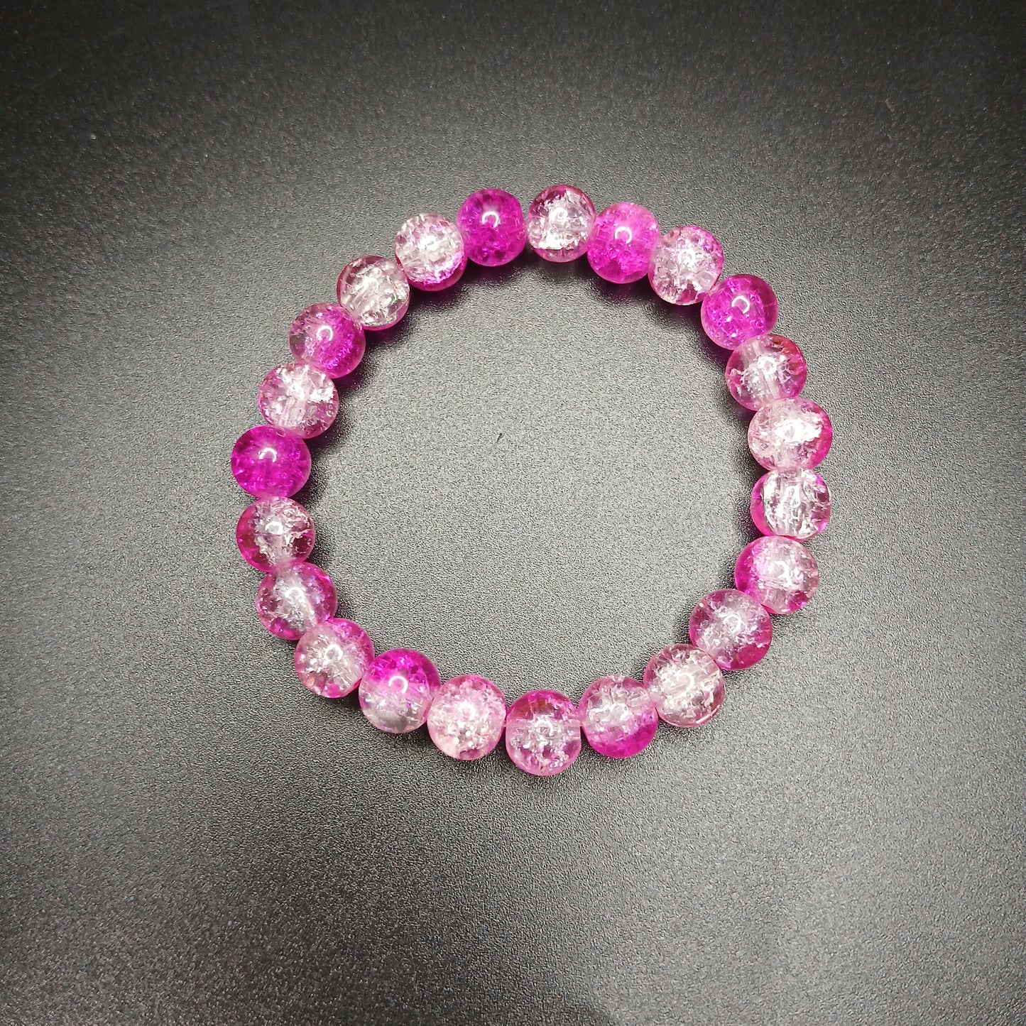 Vibrant Crackle Glass Bracelet Collection – A Kaleidoscope of Elegant Colors