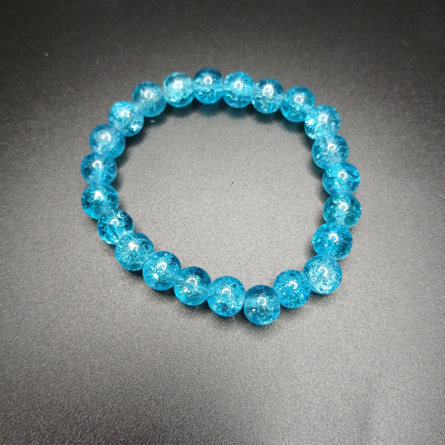 Vibrant Crackle Glass Bracelet Collection – A Kaleidoscope of Elegant Colors