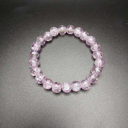 Vibrant Crackle Glass Bracelet Collection – A Kaleidoscope of Elegant Colors