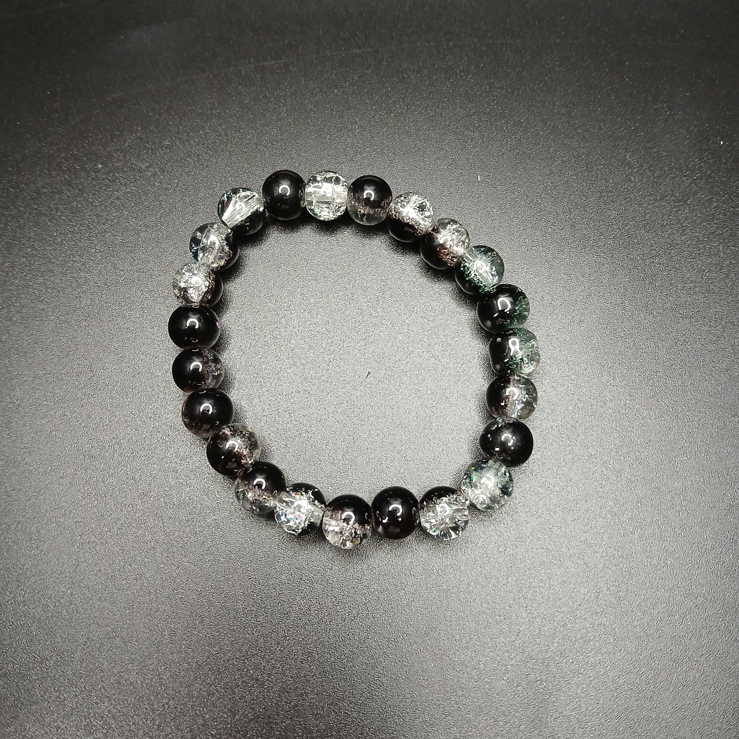 Vibrant Crackle Glass Bracelet Collection – A Kaleidoscope of Elegant Colors