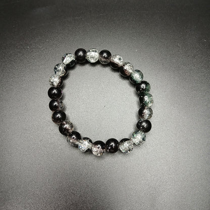 Vibrant Crackle Glass Bracelet Collection – A Kaleidoscope of Elegant Colors
