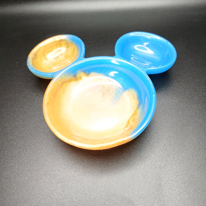 Custom Mickey Shaped Resin Trinket Dish – Handmade Personalized Jewelry Holder