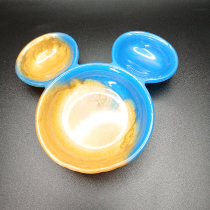 Custom Mickey Shaped Resin Trinket Dish – Handmade Personalized Jewelry Holder