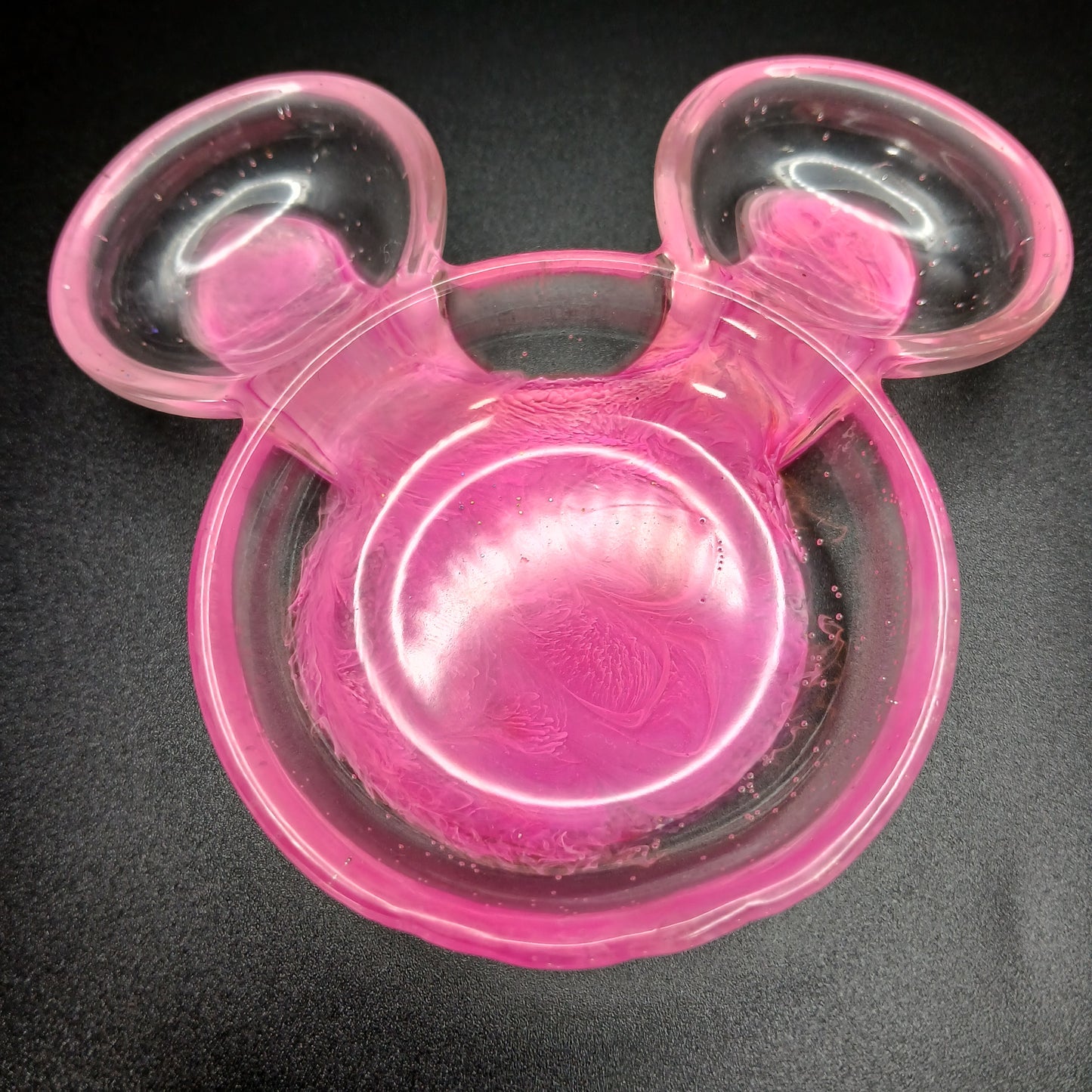 Custom Mickey Shaped Resin Trinket Dish – Handmade Personalized Jewelry Holder