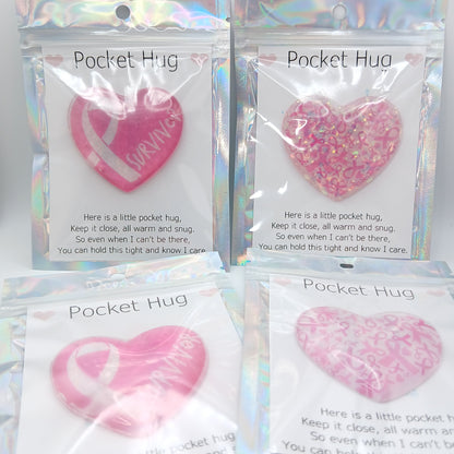 Pocket Hug Resin Heart – A Symbol of Love and Comfort