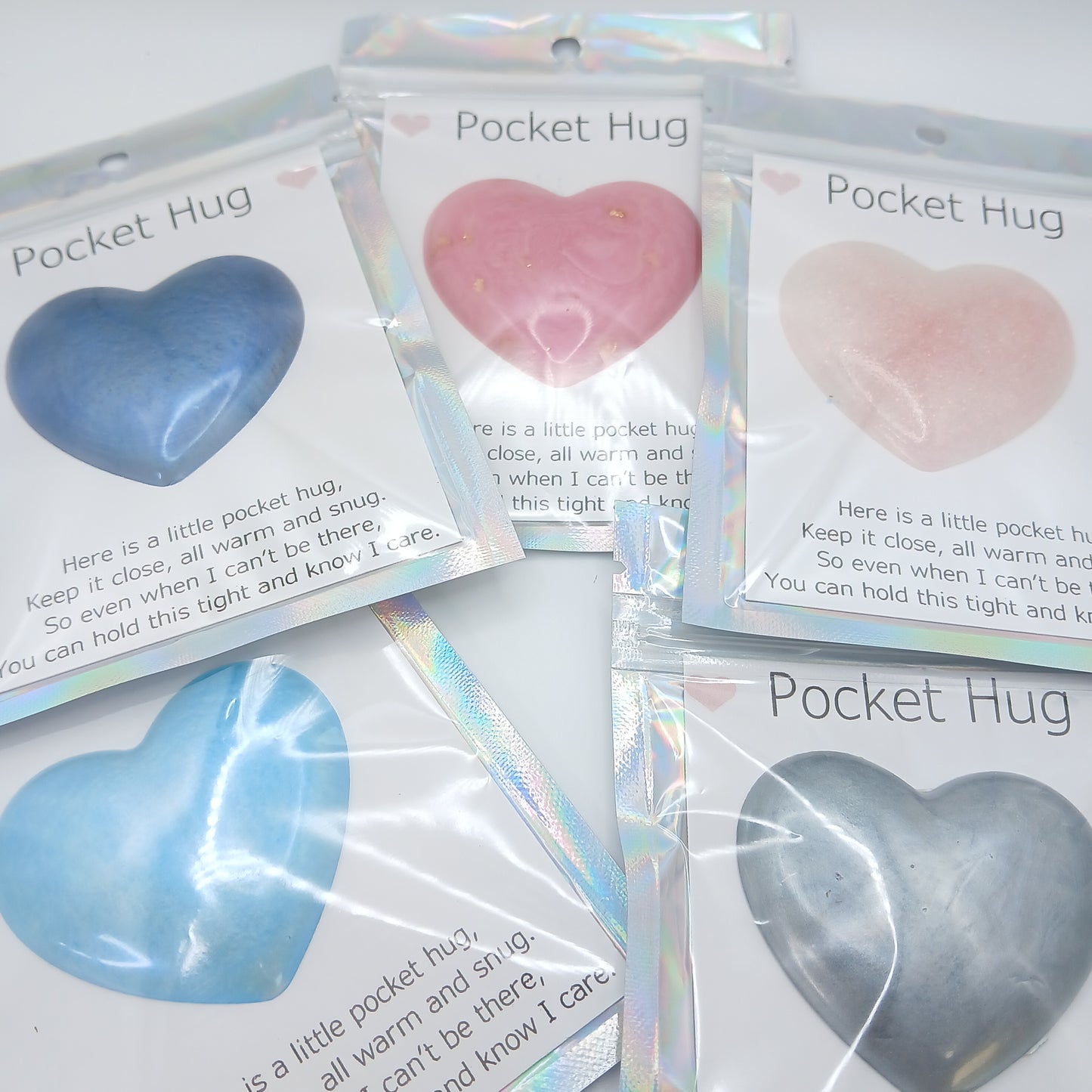 Pocket Hug Resin Heart – A Symbol of Love and Comfort