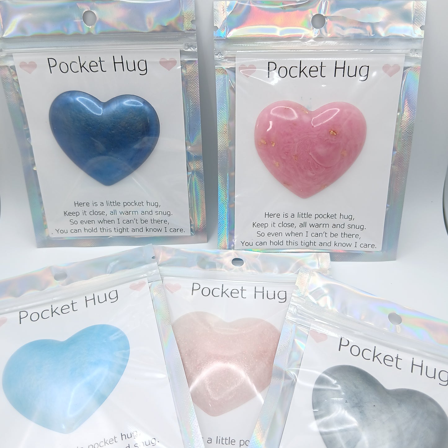 Pocket Hug Resin Heart – A Symbol of Love and Comfort