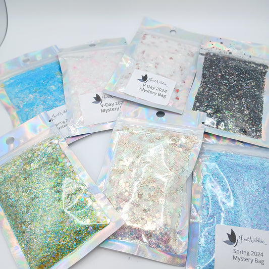 10g Glitter Mystery Packs – Leftovers from Past Mystery Bags