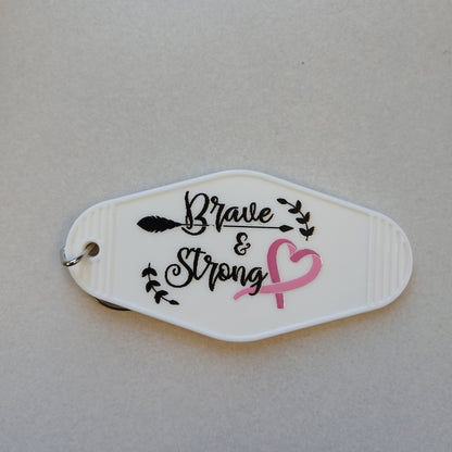 Breast Cancer Awareness Keychain Collection – Inspirational Designs