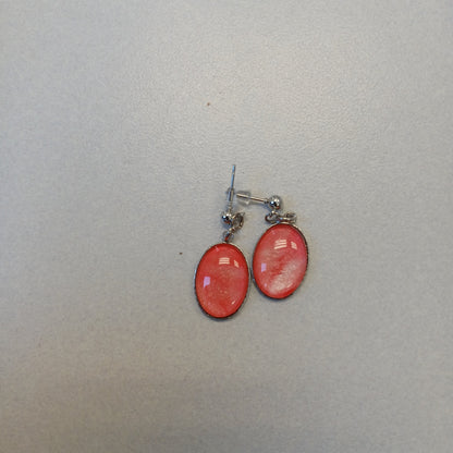 Red Coral Turtle Pendant & Earrings Set – Handmade Jewelry