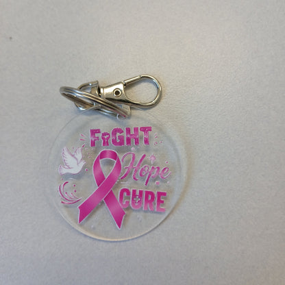 Breast Cancer Awareness Keychain Collection – Inspirational Designs