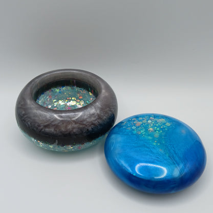 Handmade Resin Storage Jar