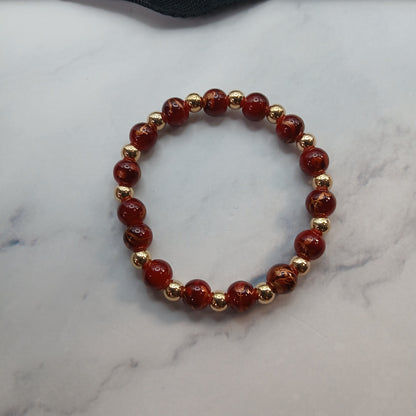 Fall Beaded Stretch Bracelets | Handmade Autumn Bracelet Collection