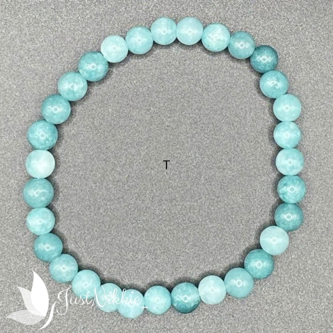 Aqua Breeze Bracelet | Aquamarine Beaded Bracelet