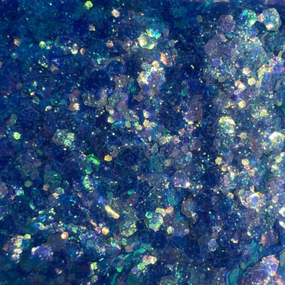 Arctic Shimmer Blue Chunky Iridescent Glitter – Captivating Blue Glitter