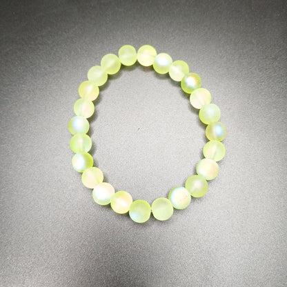 Aurora Borealis Glass Bead Mix Bracelet Collection – 8mm